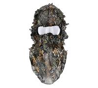Amigocee Cagoule de Masque de 3D Feuillu de Chasse de Camouflage Chapeau Camo de Coiffures de Pêche de Chasse Extérieur