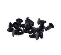 Amigocee Clip de Rivets en Plastique 16Pcs 4 Mm X 5 Mm X 15 Mm Noir