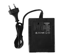 Amigocee Convertisseur de Tension 300W Transformateur 220V à 110V Transformateur Abaisseur Convertisseur de Tension Adaptateur de Voyage Prise EuropéEnne