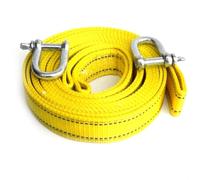 Amigocee Corde de Remorquage Véhicule Tout-Terrain Corde Treuil Électrique Voiture de 5M/5T avec la Sangle Remorquage de Crochet en Forme de U pour des Voitures Camion Remorque SUV