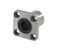 Amigocee Douilles embase carree Longue roulement lineaire 12mm x 21mm x 30mm