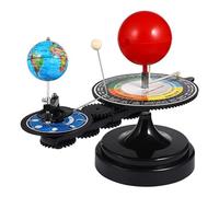 Amigocee Kit de Modèle Du Système Solaire - la Lune Tourne Autour Du Soleil - Kit D'Expérimentation Scientifique Modèle Pédagogique pour les Étudiants Adolescents D'Environ 41 cm d