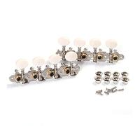 Amigocee Mandoline String Tuning Pegs Machine Heads String Tuning L + R Pegs pour Mandolin Instruments Accessory Part