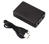 Amigocee Mini 2 Ports Rj45 LAN Hub Network Switch Box Computer Ethernet Internet Adapter Rj45 Splitter Switch