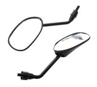 Amigocee Pair Retroviseurs Miroir pour Moto Scooter Bande roulement vis 8mm M8 Rotation Ajustable