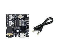 Amigocee Récepteur Audio BT5.0 Récepteur Audio Bluetooth Décodeur Bluetooth MP3 + Kit de Câble Audio AUX Décodeur Bluetooth MP3 Haut-Parleur de Voiture sans Perte Module de Carte Amplificateur Audio