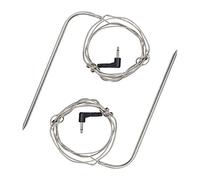 Amigocee Sonde de Viande Haute TempéRature de Remplacement pour Grils à GranuléS et Fumoirs à GranuléS Compatible avec Les Grils Pit, Sonde de Barbecue éTanche 2 PièCes SéRies