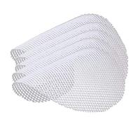 Amigocee Tapis en de Cuisson à la Vapeur en Silicone, 5 PièCes, Tapis de Cuisson à Vapeur Rond AntiadhéSif RéUtilisable, Tapis de Pâtisserie de Cuisson à la Vapeur, 40 Cm de DiamèTre