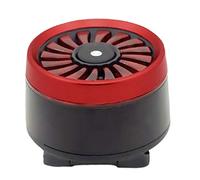 Amigocee VéLo RéTro-ÉClairage Intelligent Feux de Frein USB Rechargeable VéLo Lampe de Poche 5 Modes Avertissement de SéCurité Casque Lampe, Rouge