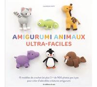 Amigurumi animaux ultra-faciles - Lauren Espy - De Saxe Eds - broché - Livre-jeu