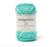 Amigurumi by Tricot Café - Pelote de fil pur coton pour poupées et marionnettes au crochet, sacs au crochet et vêtements légers - Aiguilles/Crochet 3,00/4,00 - Tiffany 175-1 pièce