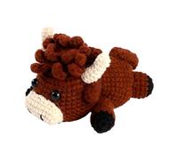 Amigurumi Craft Bundle - Projet De Peluche Bovine De Ferme, Ensemble De Composants De Tricot, Constructeur De Compétences Créatives | Série De Tutoriels Adaptés Aux Débutants, Fabrication De Figurines