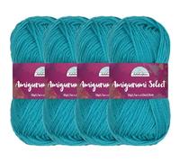 Amigurumi Select Pelote de laine 100 % acrylique - Crochet et tricot - Col 19 - Pois doux - 4 x 50 g au total 500 m.