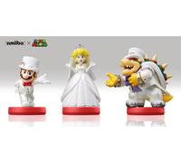 Amiibo Bowser + Mario + Peach Tenues De Mariage