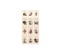 amiibo Mini Card NFC Q Version Monster Hunter Rise Sunbreak pour Nintendo Switch - 12PCS (3.1*2.1cm)