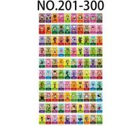 Amiibo et figurines NFC GENERIQUE Amiibo Mini Carte HAOBUY pour Animal Crossing Séries 3 avec Nintendo Switch - 100PCS 201/300 (3*2.2cm)