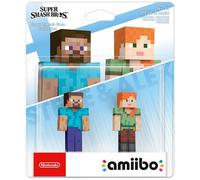AMIIBO Super Smash Bros. Minecraft Steve & Alex 2-Pack Personnages NINTENDO