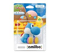 Amiibo 'Yoshi's Wolly World' - Yoshi de laine : bleu ciel