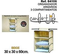Amiko Organiseur en Tissu Beige Taille Unique