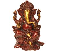 Amilav Collections Statue de Ganesh en laiton - Idole de Ganesh - Bronze - Seigneur hindou - Dieu éléphant - Cadeau Diwali