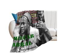 Amilcar Cabral Guinée Révolution Citations et Lit Impression d'art moderne Maison Chambre Fournitures de chambre à coucher Couvertures 101,6 x 127 cm