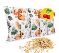 Amilian Coussin thermique avec noyaux de cerise - 55 x 20 cm