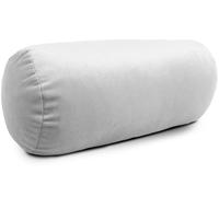 Amilian Traversin 15 x 40 cm - Coussin doux avec housse amovible - Rouleau de lit - Support de nuque pour canapé, lit et voyage - Coussin de positionnement décoratif 15 x 40 cm - Brume nocturne