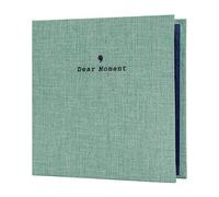 Amimy Mini Album de Film à 100 Poches (64 X 90 mm) pour Le Film instantané Fujifilm Instax Mini (54 x 86 mm) / Papier Photo Polaroid Zink (50 X 76 mm) / Papier Photo Kodak Zink (53 X 86 mm) (Vert)