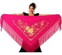 AMINA JAADE Spanish Flamenco Shawl Châle pashmina Femme (lot de 1)