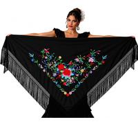 AMINA JAADE Spanish Flamenco Shawl Châle pashmina Femme (lot de 1)