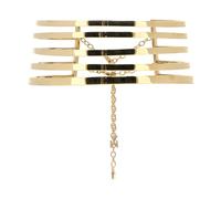 Amina Muaddi - Angelica Stacked Choker - Femme - Accessoires - Jaune - Taille: ONE Size