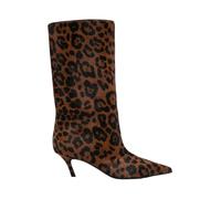 Amina Muaddi - Fiona Boot 60 Leopa - Femme - Chaussures - Brun - Taille: 39 EU