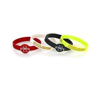 aminco NCAA Iowa State CCP-BC-283-72 Lot de 4 bracelets en silicone Multicolore Taille unique