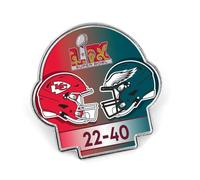 aminco Pin's du score final des Eagles de Philadelphie du Super Bowl 59 Champions