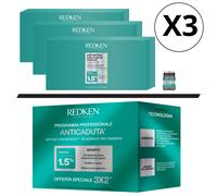 Aminexil 30x6 ml Fiale Anticaduta Redken Acidic Grow Full System - Bundle 3 scatole
