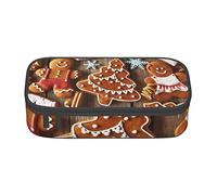 AMINNU Candy Cookies Trousse à crayons de grande capacité Multifonctionnelle pour adolescents avec fermeture éclair Convient pour l'école et le bureau, Noir , Taille unique, Trousse de maquillage