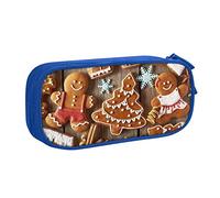 AMINNU Candy Cookies Trousse à crayons multifonctionnelle avec fermeture éclair Convient pour l'école et le bureau Unisexe, bleu, Taille unique, Trousse de maquillage