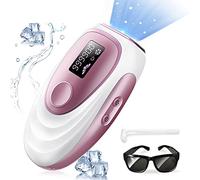 AMINZER Épilateur Lumière Pulsée de Glace, Épilateur Laser Definitive avec 999,900 Flashes, 2 Modes et 5 Niveaux D'énergie IPL Épilateur pour Femme et Homme, Visage, Corps, Bikini, Aisselles