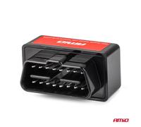 AMiO 04732 Appareil d'auto-essai avec connecteur ODB noir/rouge