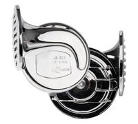 01715 Klaxon Chrome 12 V 2 pièces Chr-01