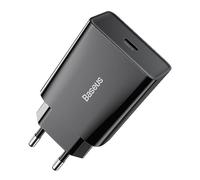 Amio Chargeur de réseau de Chargeur Rapide de Vitesse de Base Mini, USB-C, PD, 3A, 20 W Noir