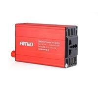 Amio Convertisseur de tension 12 V/230 V 300 W/600 W 2 x USB PI03