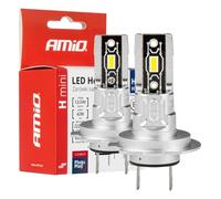 AMiO DIMLicht LED H7 Mini 6500 K Blanc (ensemble) [Phares blancs - Dimlights blancs]