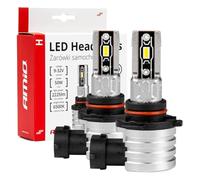AMiO Feux antibrouillard LED série H-Mini HB3 9005/HIR1 9011/H10 Blanc