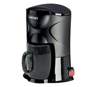 AMiO Machine à café automatique Cafetière avec tasse (12v/170w) Noir avec prise voiture Prise allume-cigare