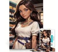 Amira Mon Temps à Sandrock Puzzle Adulte 1000 Pièces Jeu de Stimulation Cognitive Conception Ajustée sans Espace Cadeau d'anniversaire Casse-tête (38x26cm)