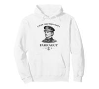 Amiral Farragut Damn The Torpedoes Civil War Sweat à Capuche
