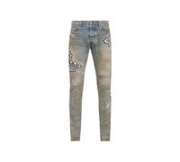 Amiri, Homme, Jeans, Bleu, Taille: W34 Domino Applique Skinny Jean