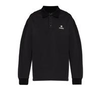 Amiri - MA Oversized Long Sleeve Polo - Homme - Tops - Noir - Taille: XL