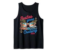 Amis de la croisière Tropicale Besties Gone Cruising 2026 Débardeur